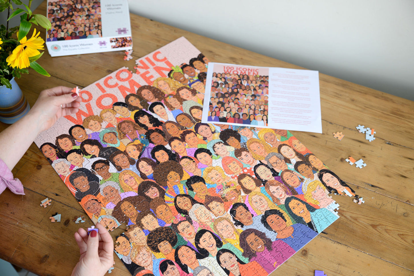 100 Iconic Women - 1000 Piece Jigsaw Puzzle