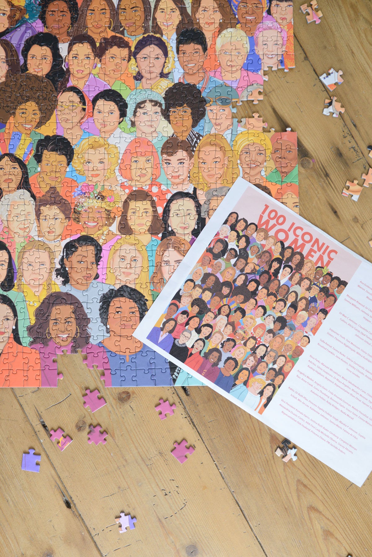 100 Iconic Women - 1000 Piece Jigsaw Puzzle