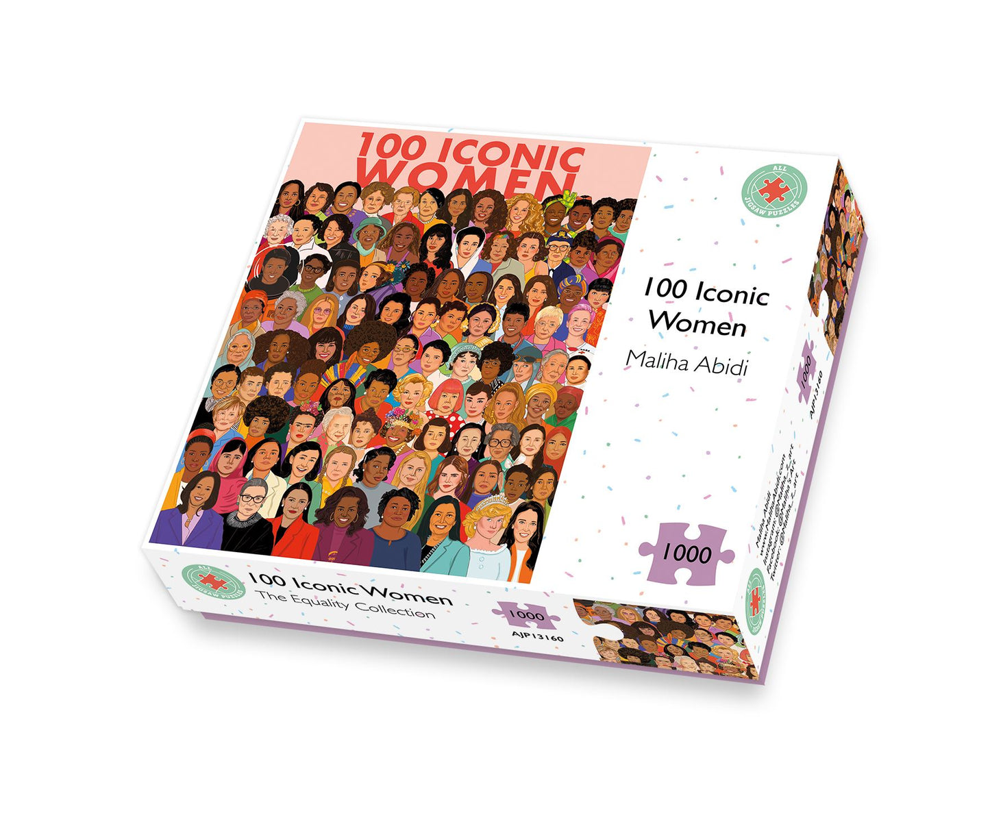 100 Iconic Women - 1000 Piece Jigsaw Puzzle