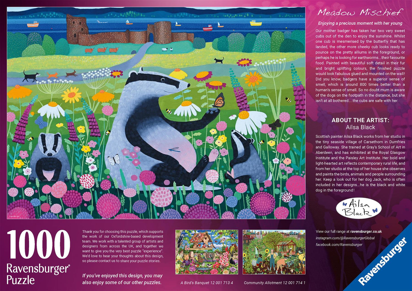 Meadow Mischief 1000 Piece Jigsaw Puzzle