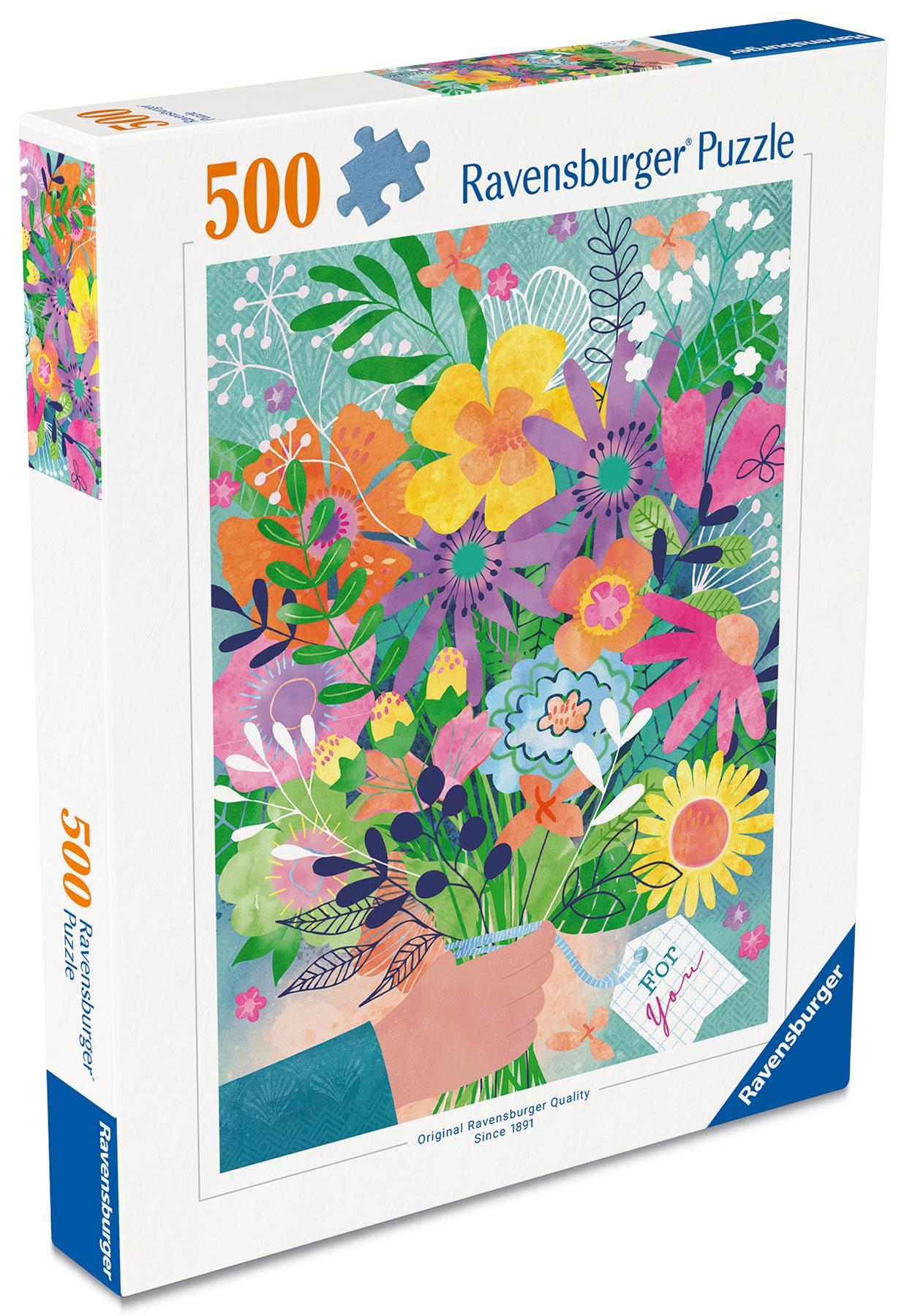 Flowers for You 500 Piece Jigsaw Puzzle