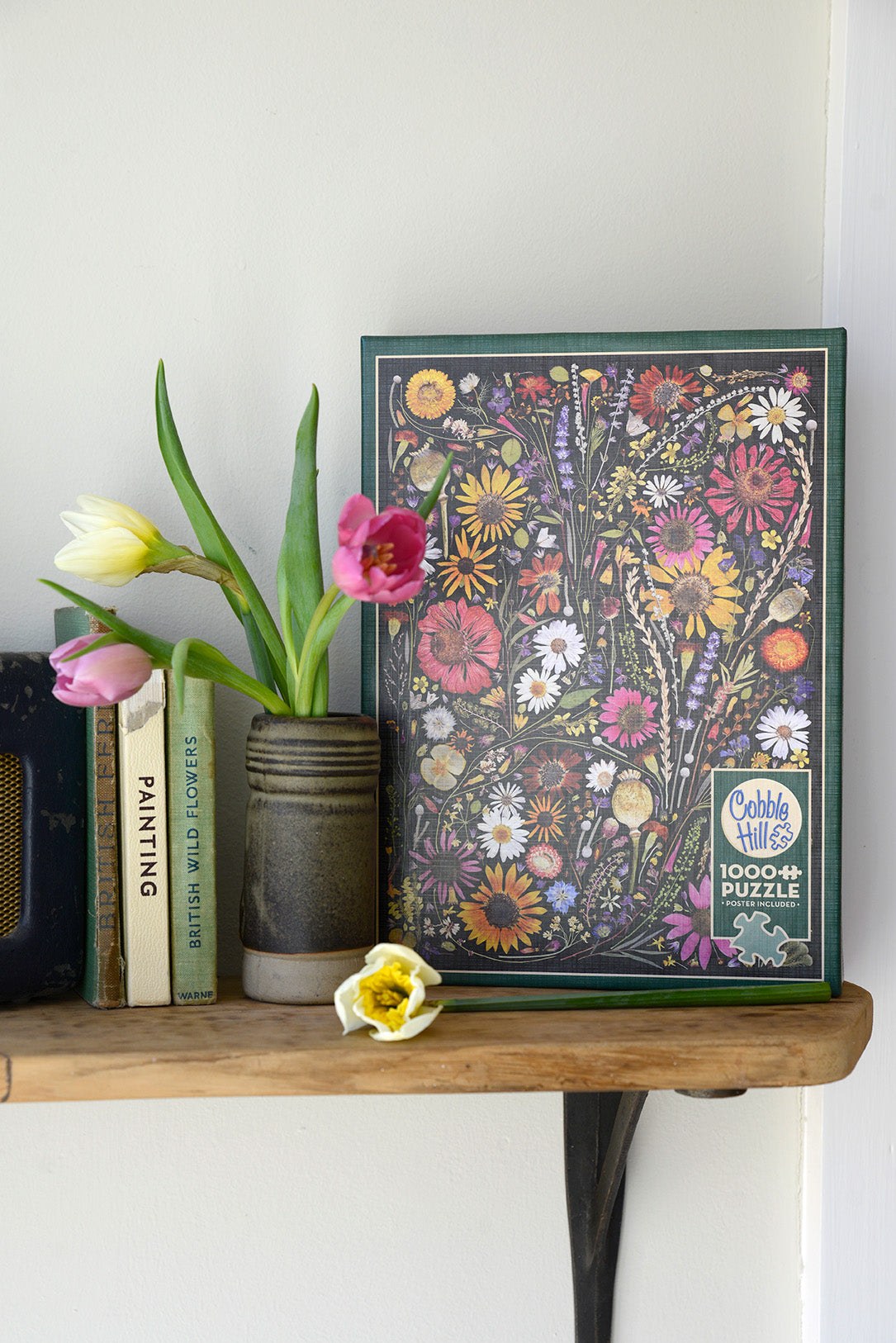 Flower Press: Happiness 1000 Piece Jigsaw Puzzle