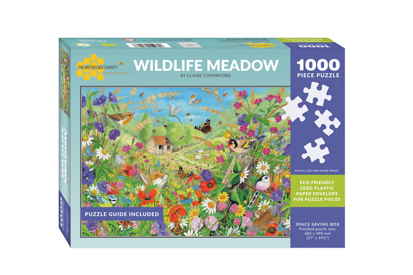 Wildlife Meadow 1000 Piece Jigsaw Puzzle