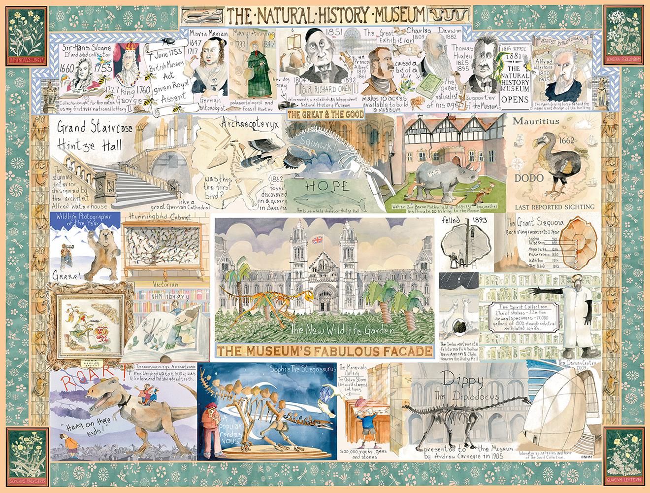 Tim Bulmer - Natural History Museum 1000 Piece Jigsaw