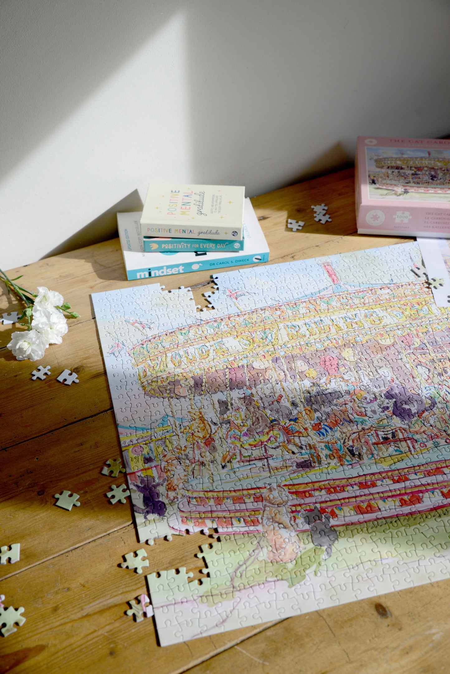 The Cat Carousel 1000 Piece Jigsaw Puzzle