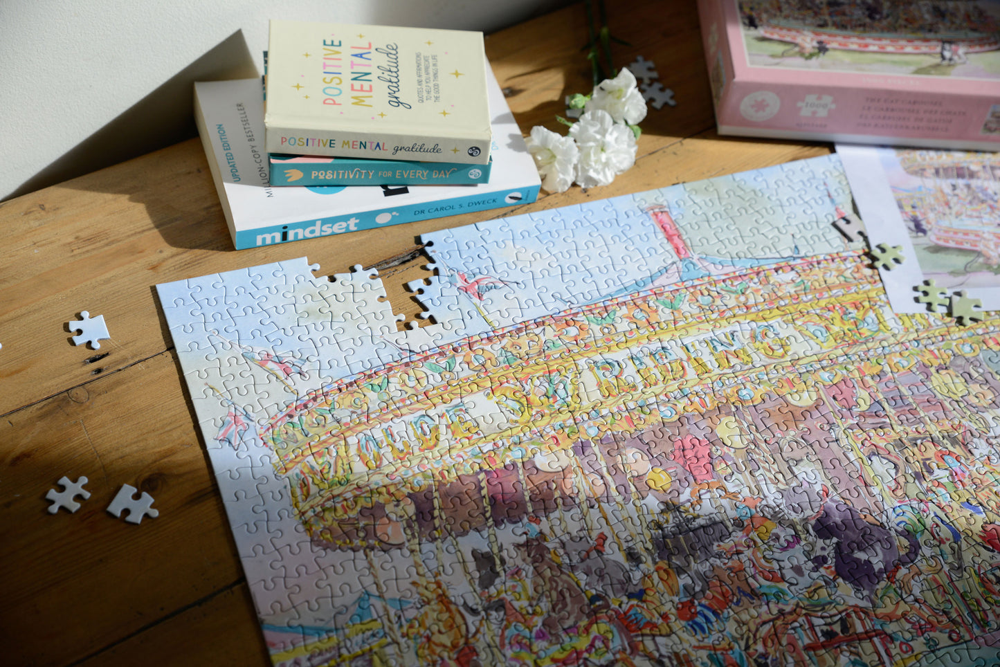 The Cat Carousel 1000 Piece Jigsaw Puzzle