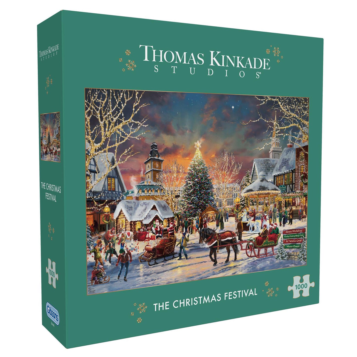 The Christmas Festival – Thomas Kinkade – 1000 Piece