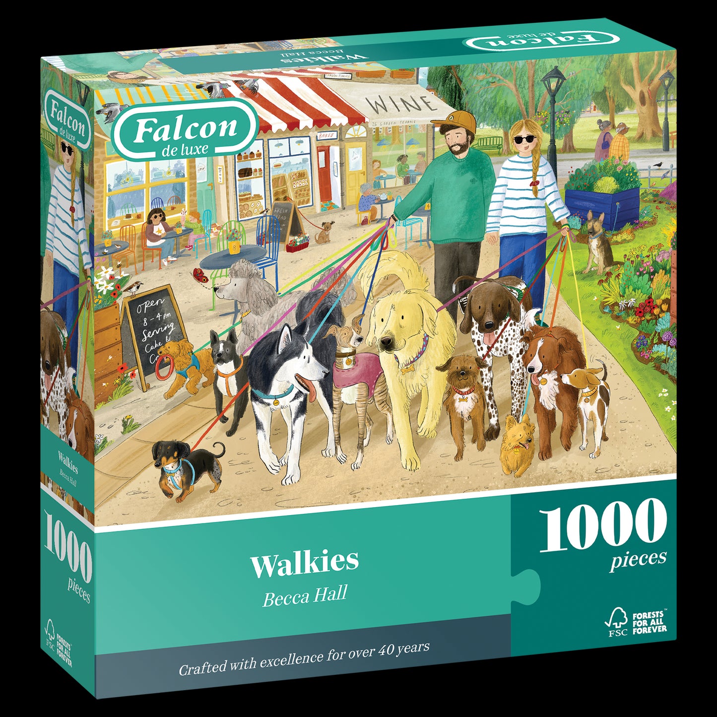 Falcon de Luxe Walkies 1000 Piece Jigsaw Puzzle