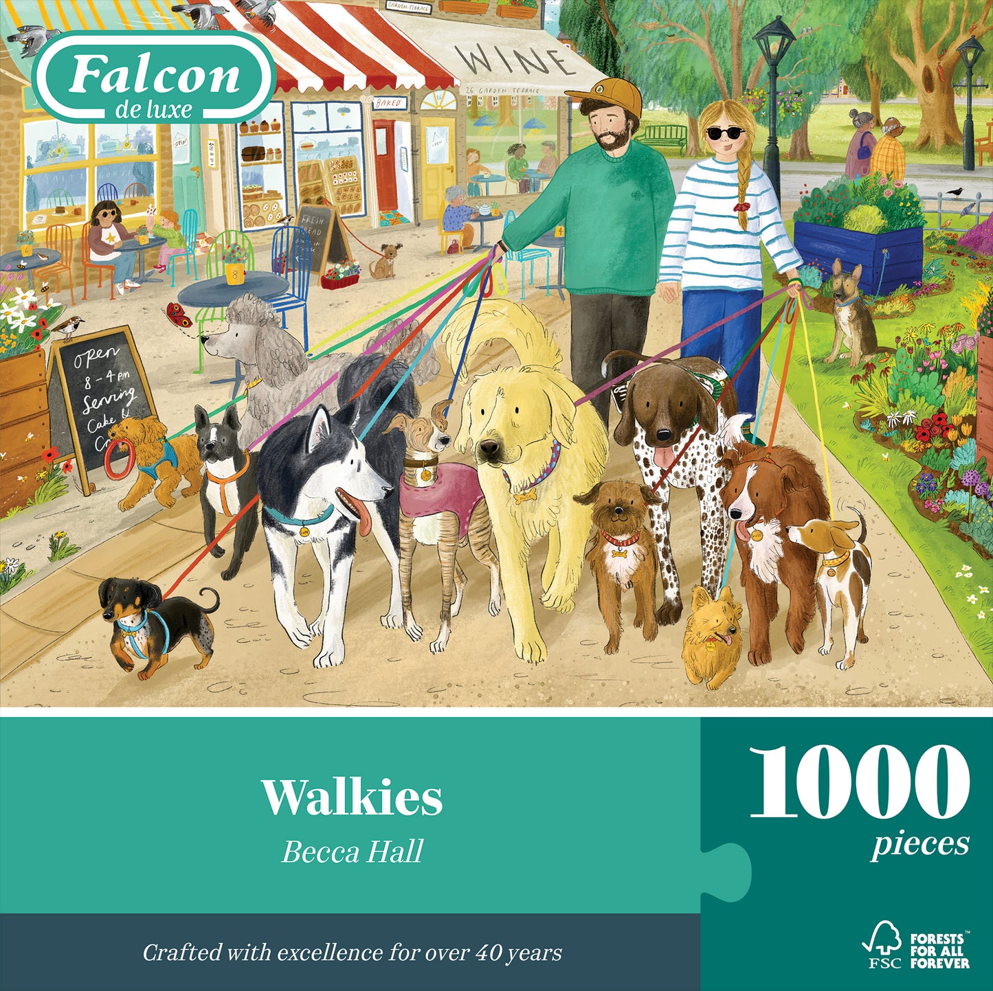Falcon de Luxe Walkies 1000 Piece Jigsaw Puzzle