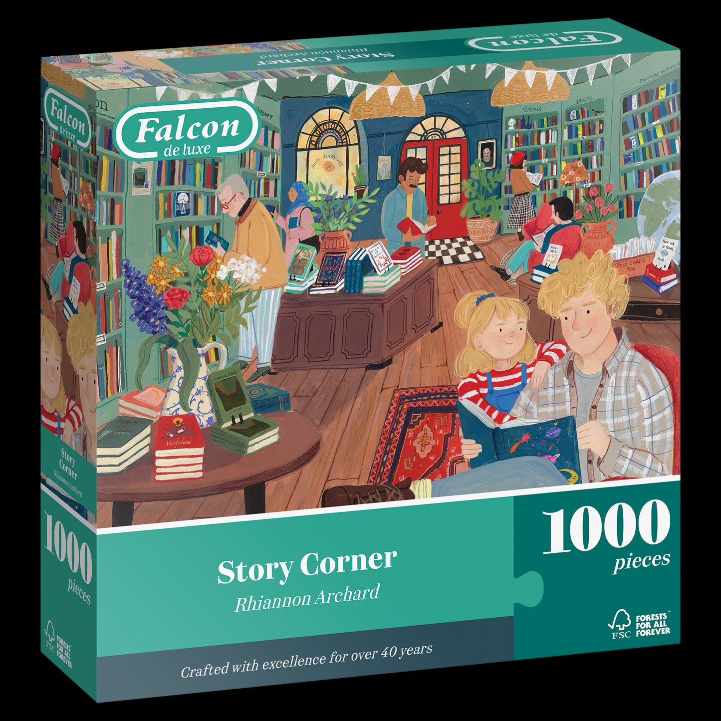 Falcon de Luxe Story Corner 1000 Piece Jigsaw Puzzle