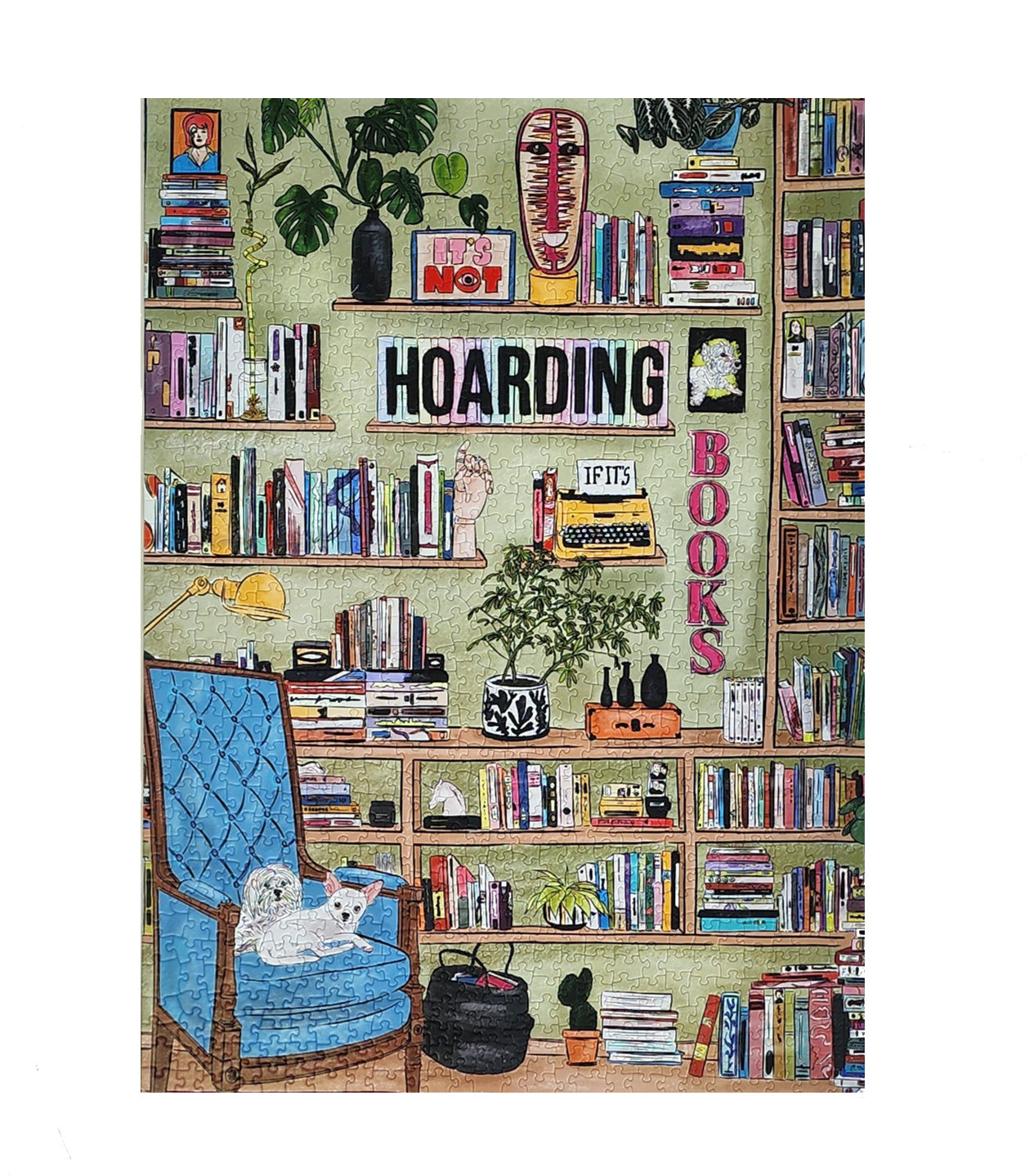 It's Not Hoarding Books -1000 Piece Soft Touch Jigsaw Puzzle