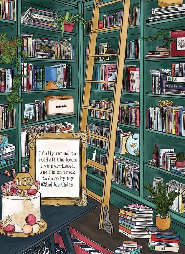 I Fully Intend To Read All the Books I've Purchased 1000 Piece Jigsaw Puzzle