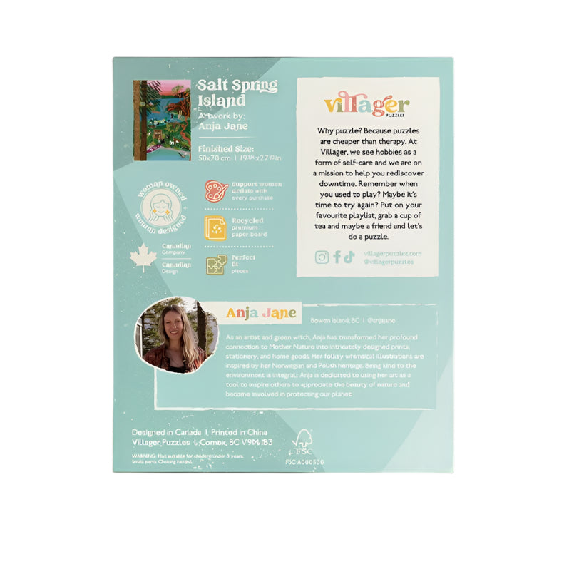 Salt Spring Island 1000 Piece Jigsaw Puzzle