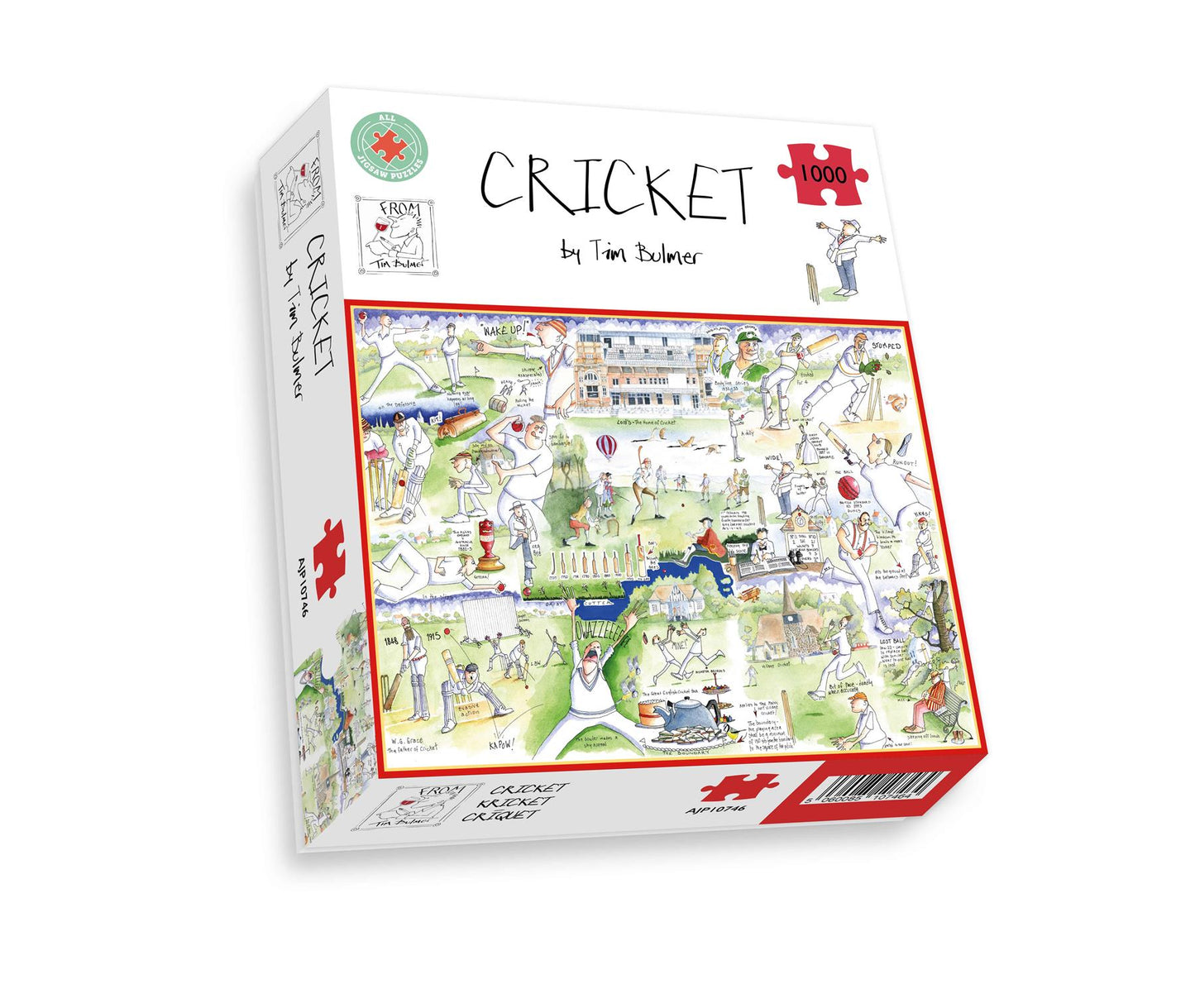 Tim Bulmer Cricket 1000 Piece Jigsaw Puzzle