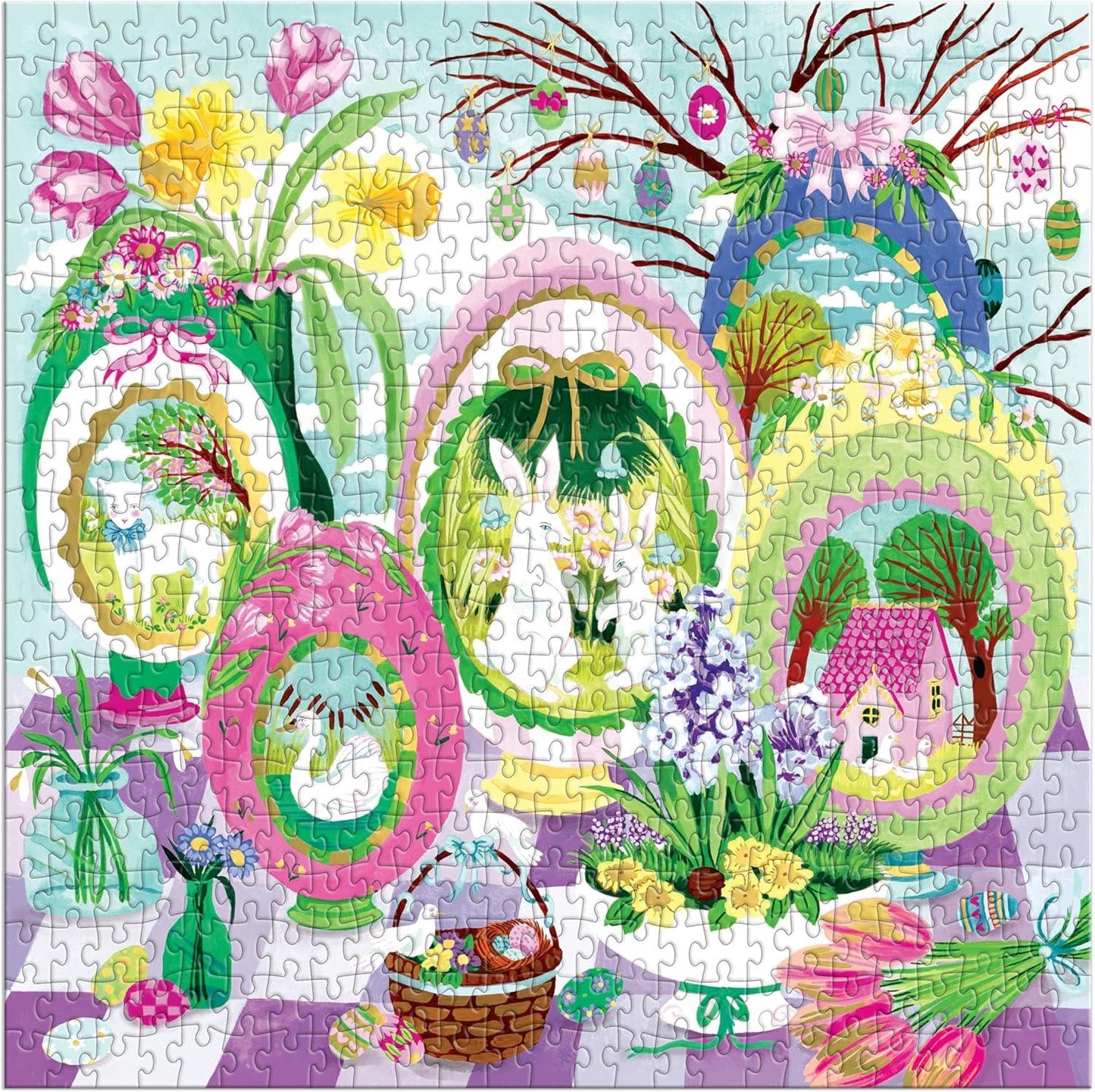 Windows to Spring 500 Piece Jigsaw Puzzle