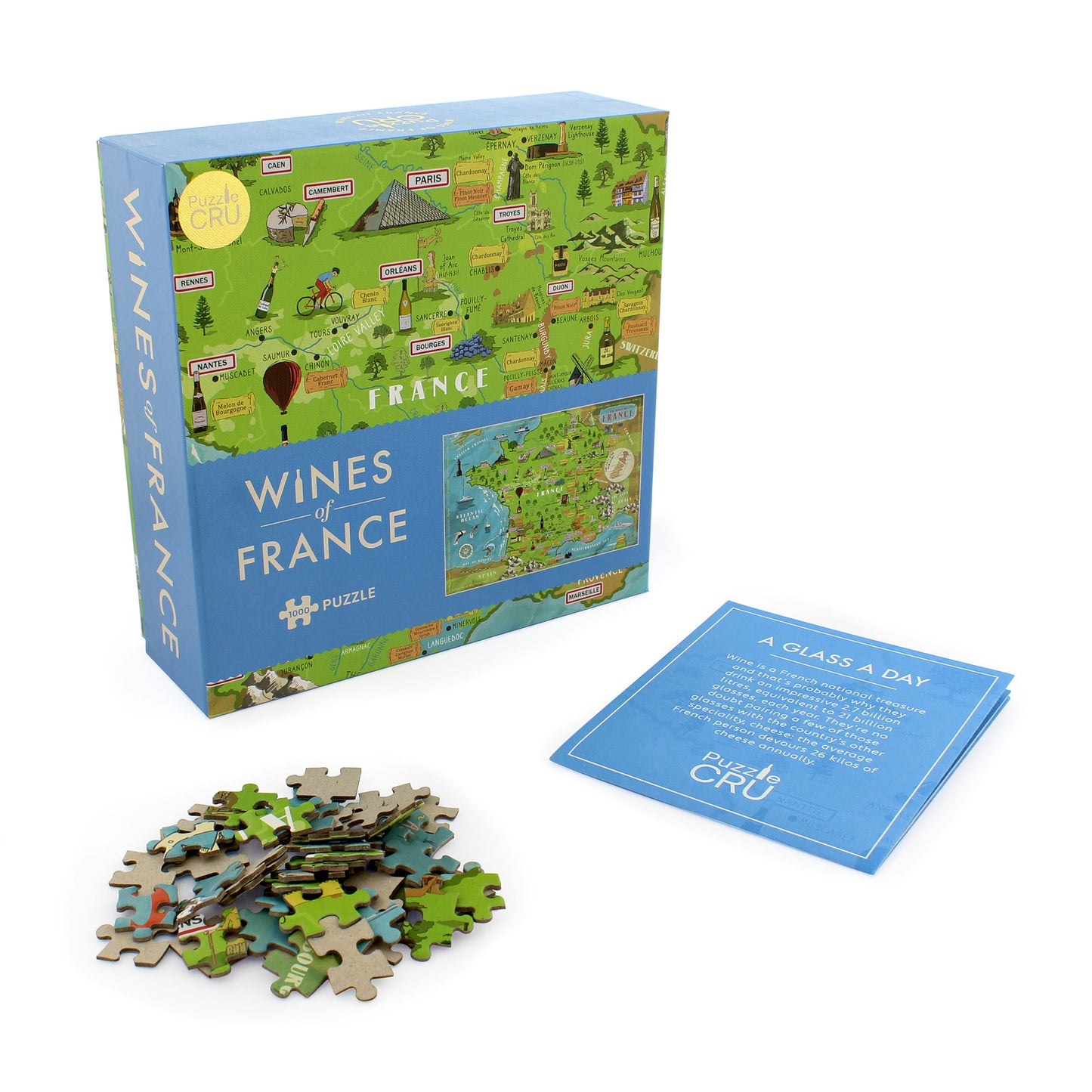 Wines of France 1000 Piece Puzzle