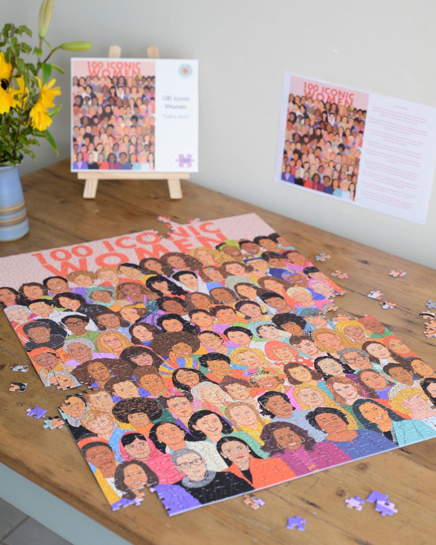100 Iconic Women - 1000 Piece Jigsaw Puzzle