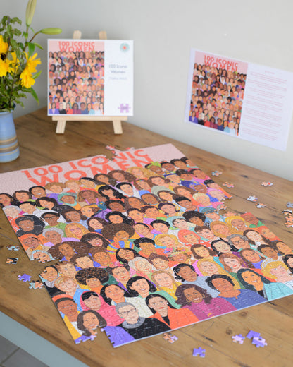 100 Iconic Women - 1000 Piece Jigsaw Puzzle
