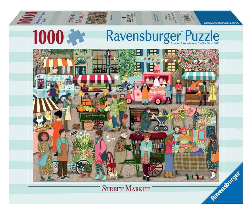 Street Market 1000 Piece Jigsaw Puzzle