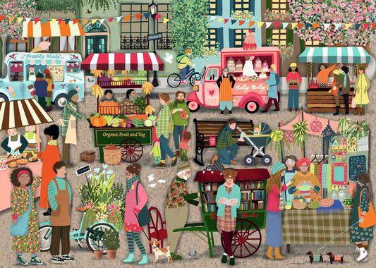 Street Market 1000 Piece Jigsaw Puzzle