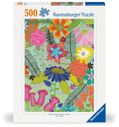 Flower Jungle 500 Piece Jigsaw Puzzle
