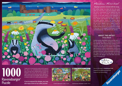 Meadow Mischief 1000 Piece Jigsaw Puzzle