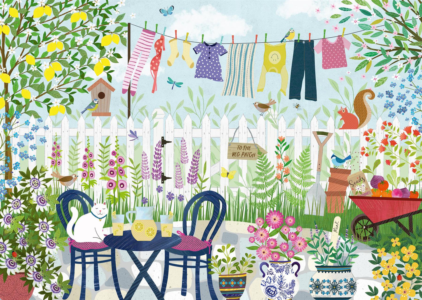 Summer Garden 1000 Piece Jigsaw Puzzle