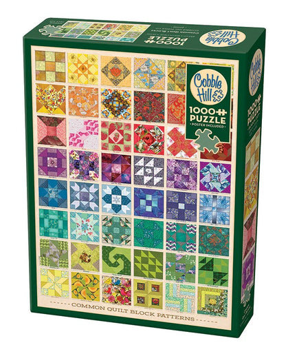 Common Quilt Blocks 1000 Piece Jigsaw Puzzle