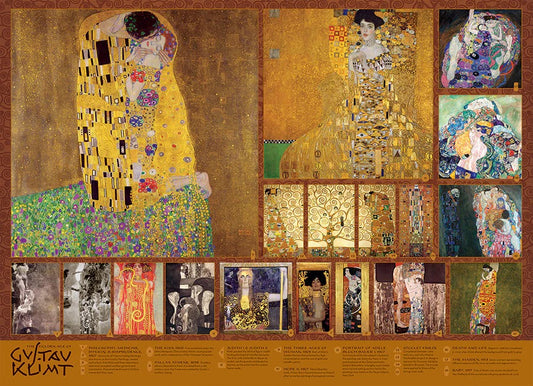 The Golden Age of Klimt 1000 Piece Jigsaw Puzzle