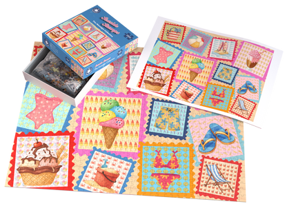 Seaside Stamps 1000 Piece Jigsaw