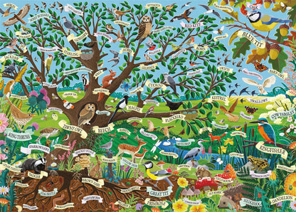 Wildlife Tree 1000 Piece Jigsaw Puzzle