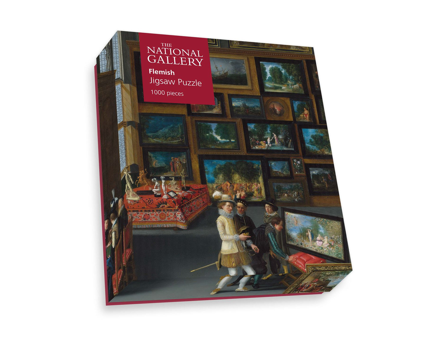 Cognoscenti in a Room hung with Pictures - National Gallery 1000 Piece Jigsaw Puzzle