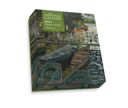 Bathers at La Grenouillere - National Gallery 1000 Piece Jigsaw Puzzle