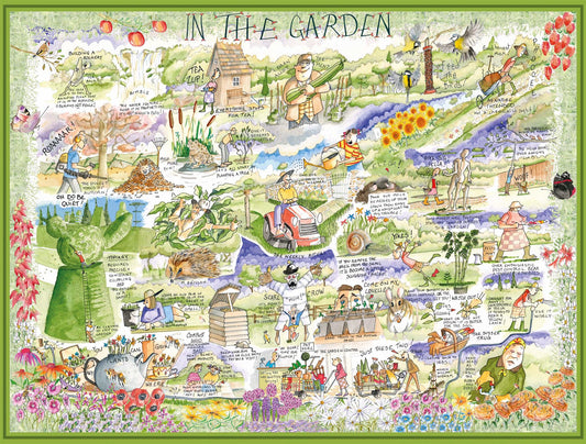 In the Garden - Tim Bulmer 1000 Piece Jigsaw Puzzle