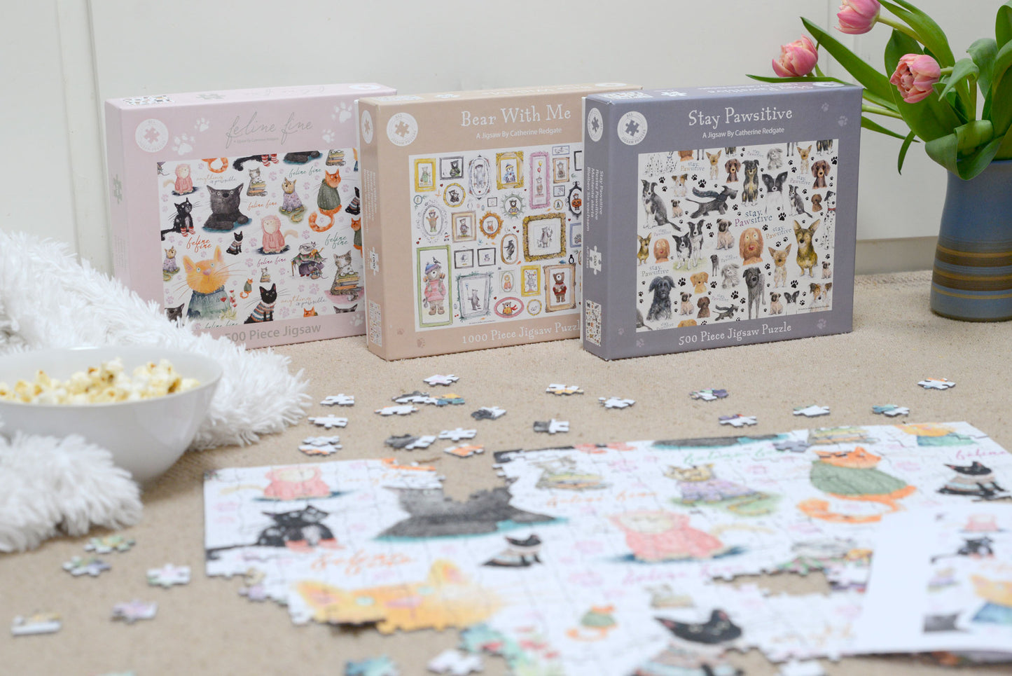 Feline Fine 500 Piece Jigsaw Puzzle