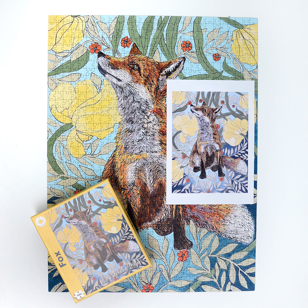 Fox 1000 Piece Jigsaw Puzzle