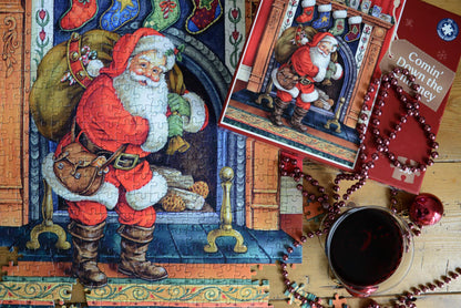 Comin' Down the Chimney 500 piece jigsaw puzzle