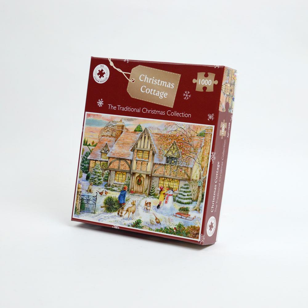 The Christmas Cottage 1000 Piece Jigsaw Puzzle