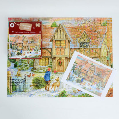 The Christmas Cottage 1000 Piece Jigsaw Puzzle