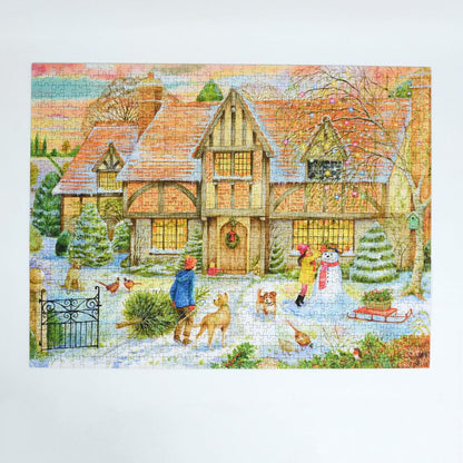 The Christmas Cottage 1000 Piece Jigsaw Puzzle