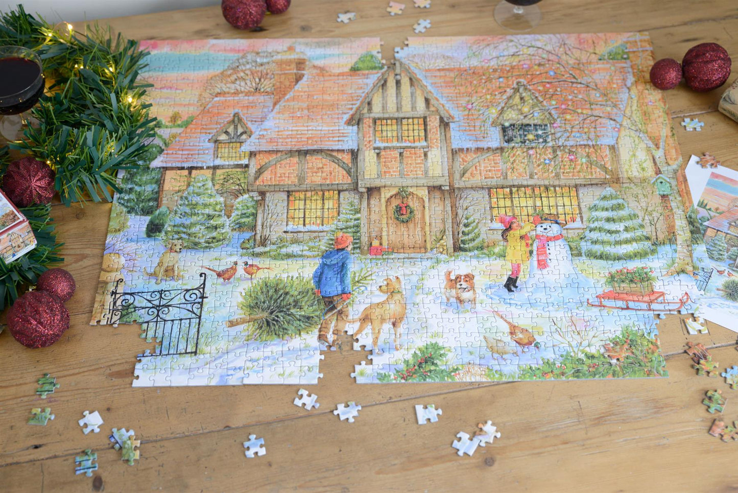The Christmas Cottage 1000 Piece Jigsaw Puzzle