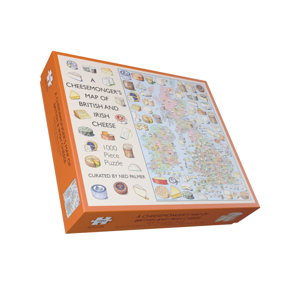 A Cheesemonger’s Map of British and Irish Cheese 1000 Piece Jigsaw Puzzle