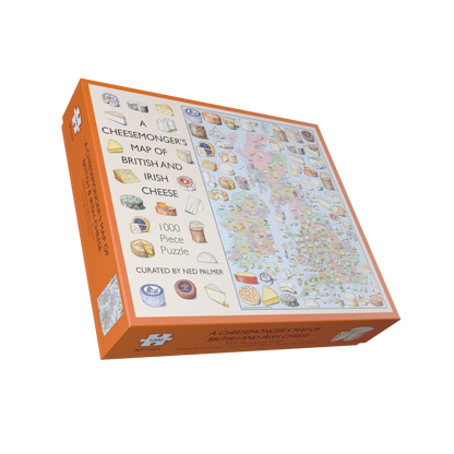 A Cheesemonger’s Map of British and Irish Cheese 1000 Piece Jigsaw Puzzle