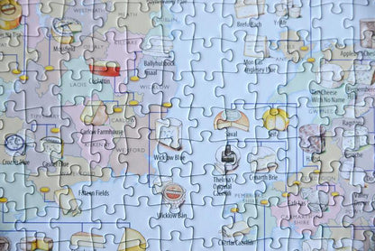 A Cheesemonger’s Map of British and Irish Cheese 1000 Piece Jigsaw Puzzle
