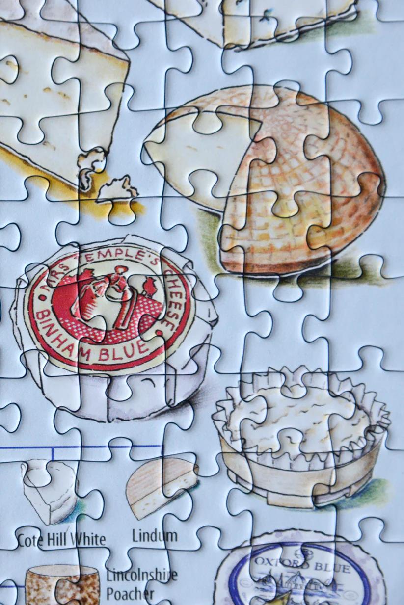 A Cheesemonger’s Map of British and Irish Cheese 1000 Piece Jigsaw Puzzle