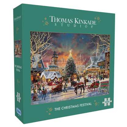 The Christmas Festival – Thomas Kinkade – 1000 Piece