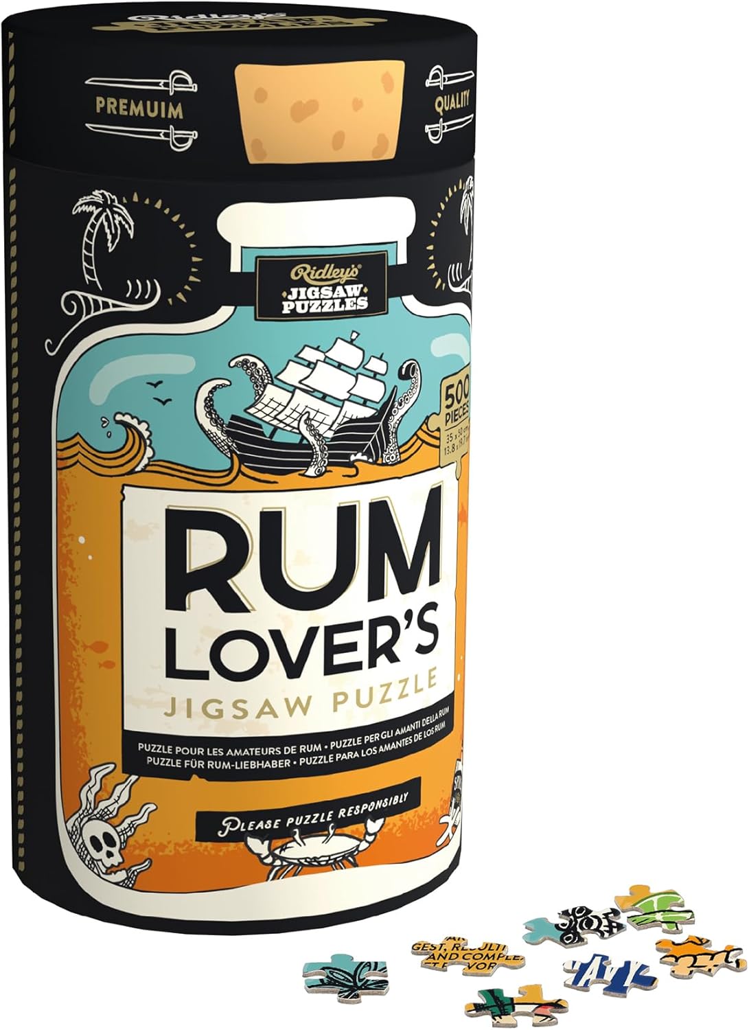 Rum Lover's 500 Piece Jigsaw Puzzle
