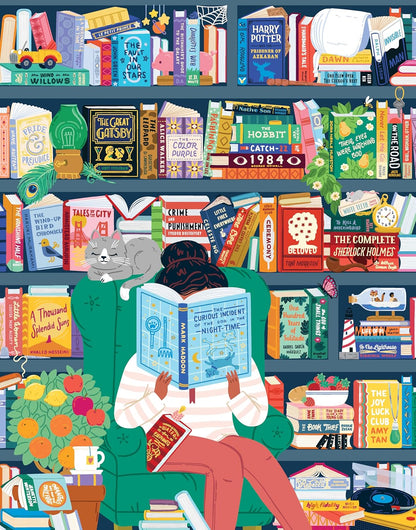 50 Must-Read Books of the World Bucket List 1000 Piece Jigsaw Puzzle