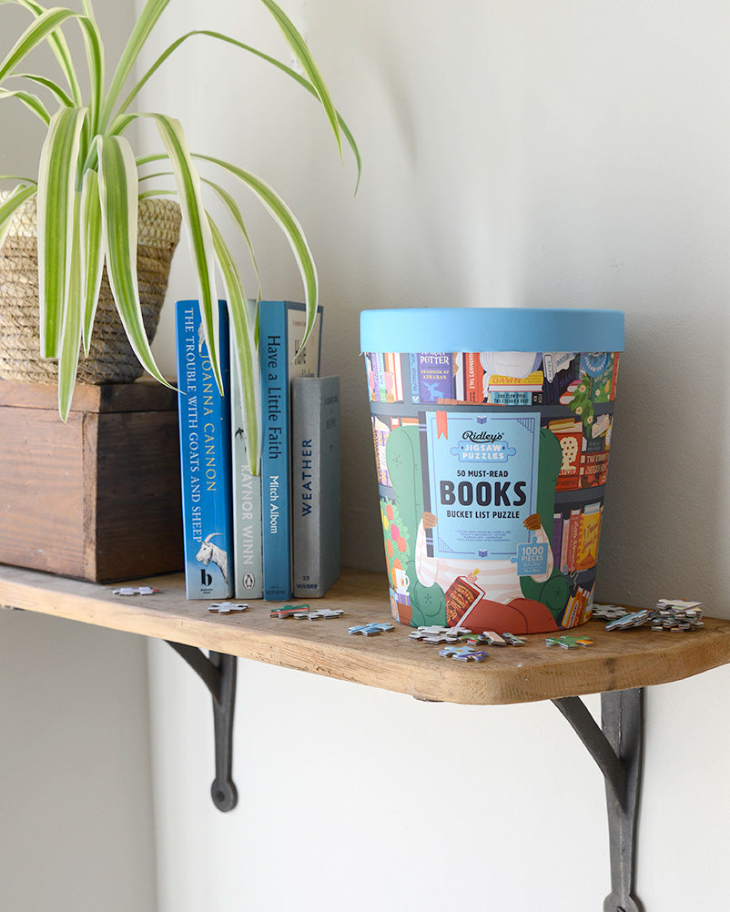 50 Must-Read Books Bucket List, 1000 pieces, Ridley’s Jigsaw Puzzles 50 Must-Read Books Bucket List, 1000 pieces, Ridley’s Jigsaw Puzzles