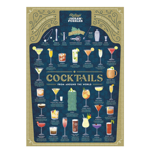 Cocktail Lover's 500 Piece Jigsaw Puzzle